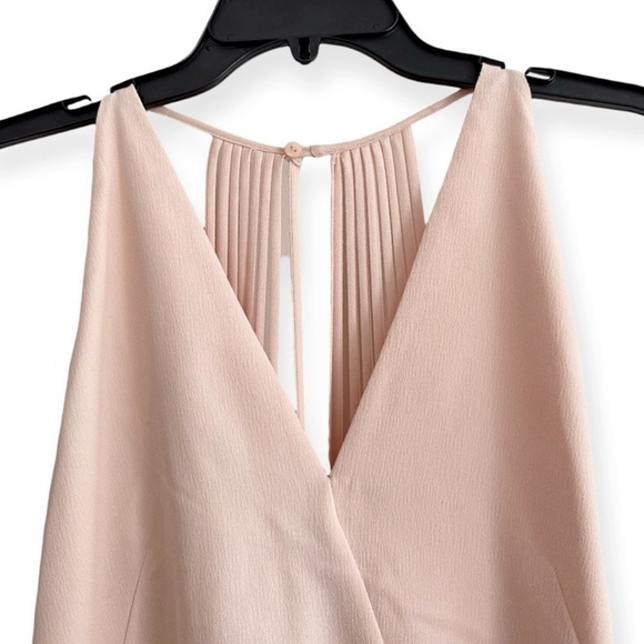 Reiss Pink Talin Strappy Back Midi Dress Size UK14/US10 NWT Flaw (Read) - Picture 11 of 14